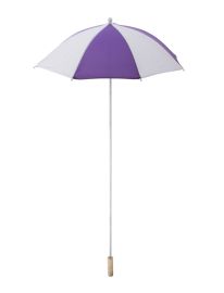 Umbrella-Mini-Pur/Wht-41.3"