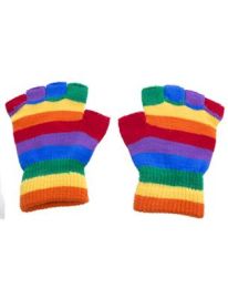 Gloves-Fingerless-Rainbow