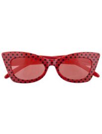 Glasses-Polka Dots-Red
