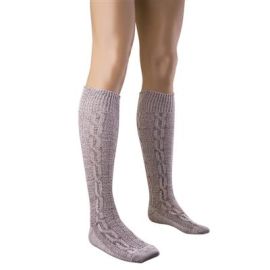 Socks-Knee High-19.7"-Gray - Size 8.5
