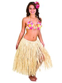 Skirt-Raffia-Deluxe-Natural-36x28"-Adult Large COMING SOON