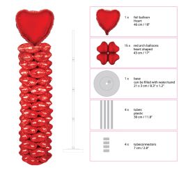 Balloon-Foil-Love Stand-63"