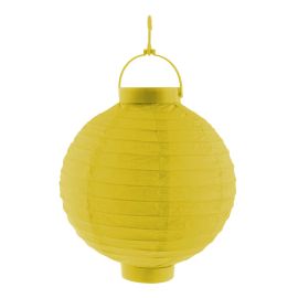 Lantern-Hook & LED Light-Ylw-8"