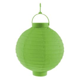 Lantern-Hook & LED Light-Grn-8"