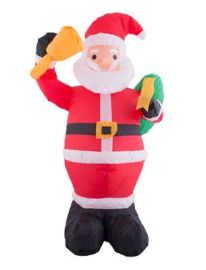 Inflatable Santa w/Light - 4ft