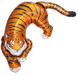 Balloon-Foil-FM-Wild Tiger-42"x 30"