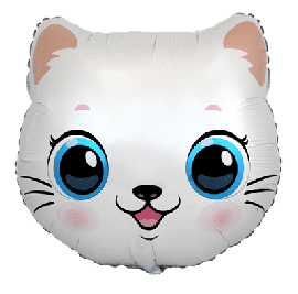 Balloon-Foil-FM-Cat Head-20"x22"