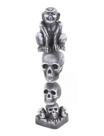 Pillar-Skull w/Gargoyle-Foam-29"