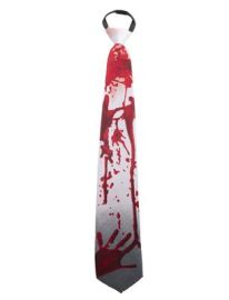Tie-Bloody Handprint