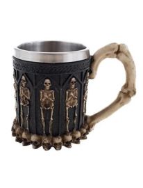 Mug-Skeletons w/Bone Handle