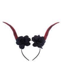 Headband-Flower & Horns