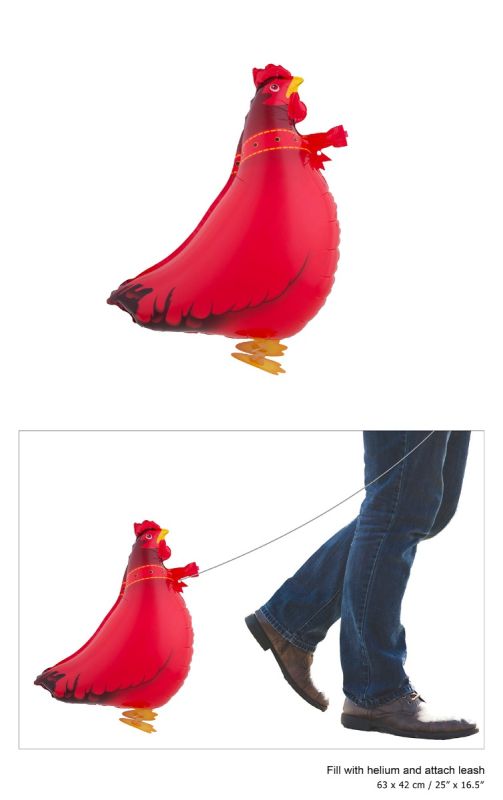Funny Fashion - Balloons Balloon-Foil-Walking Chicken-16x25